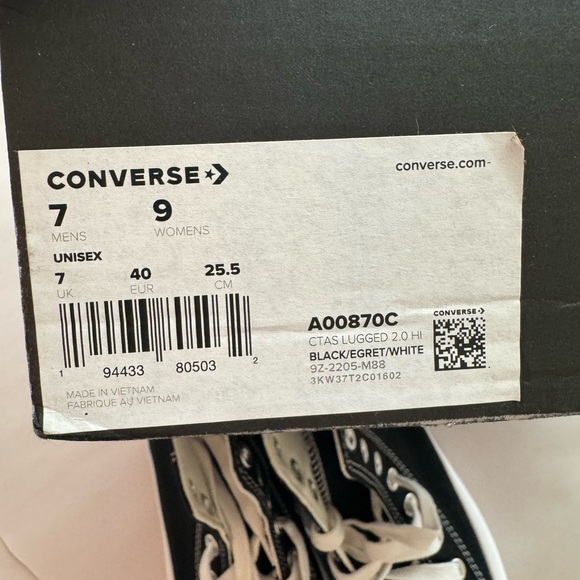 Converse Chuck Taylor All Star CTAS Lugged 2.0 Hi Unisex - Picture 14 of 15